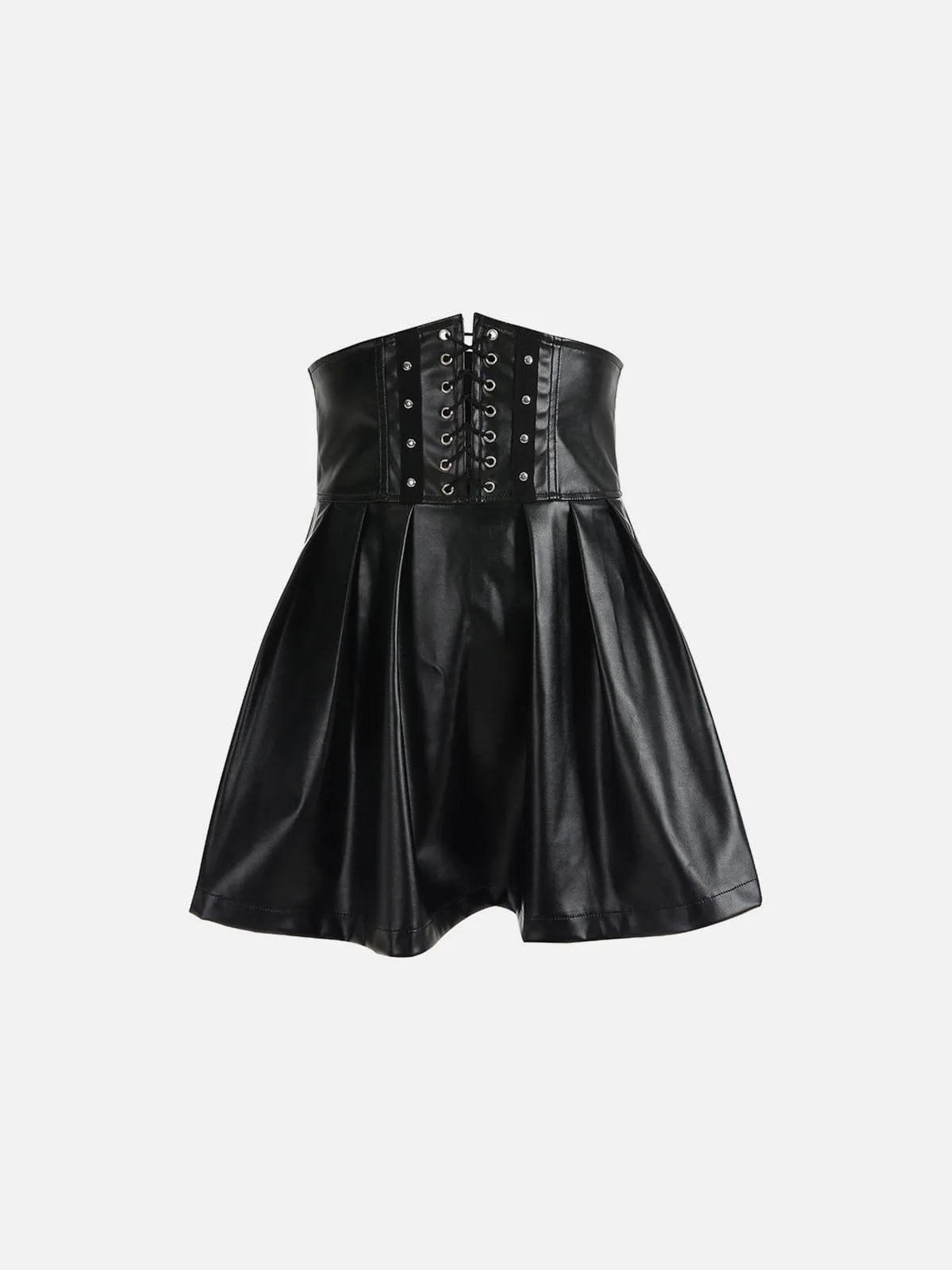 High Waist Pleated Skirt