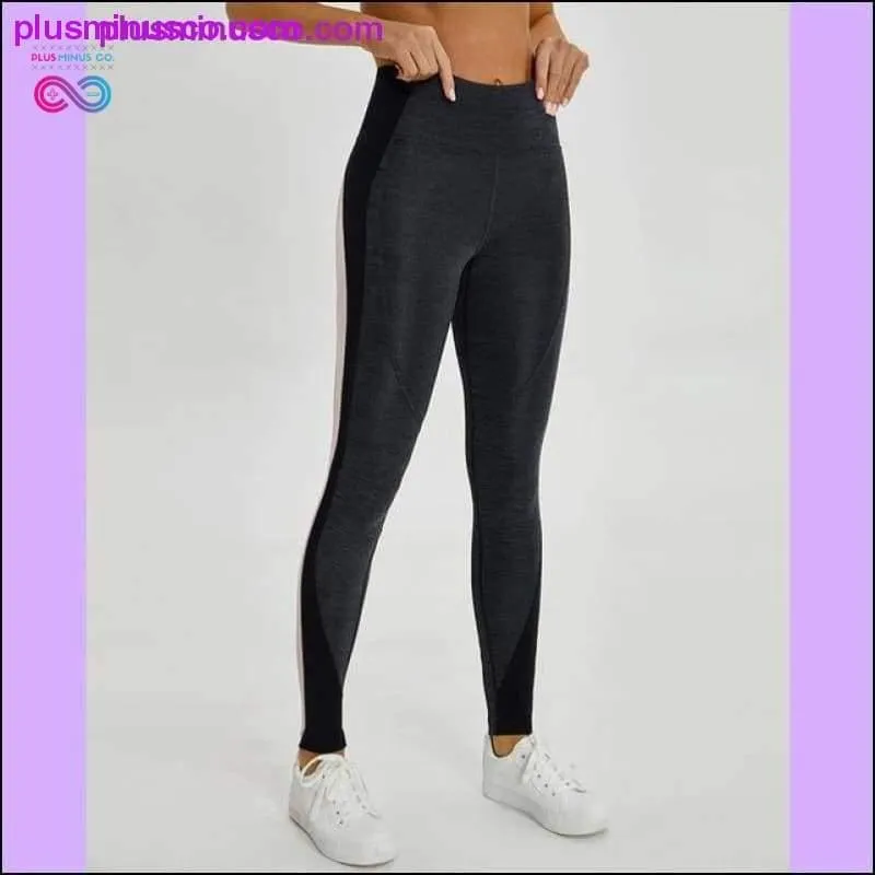 High Waist Push Up Patchwork Yoga Fitness Leggings at