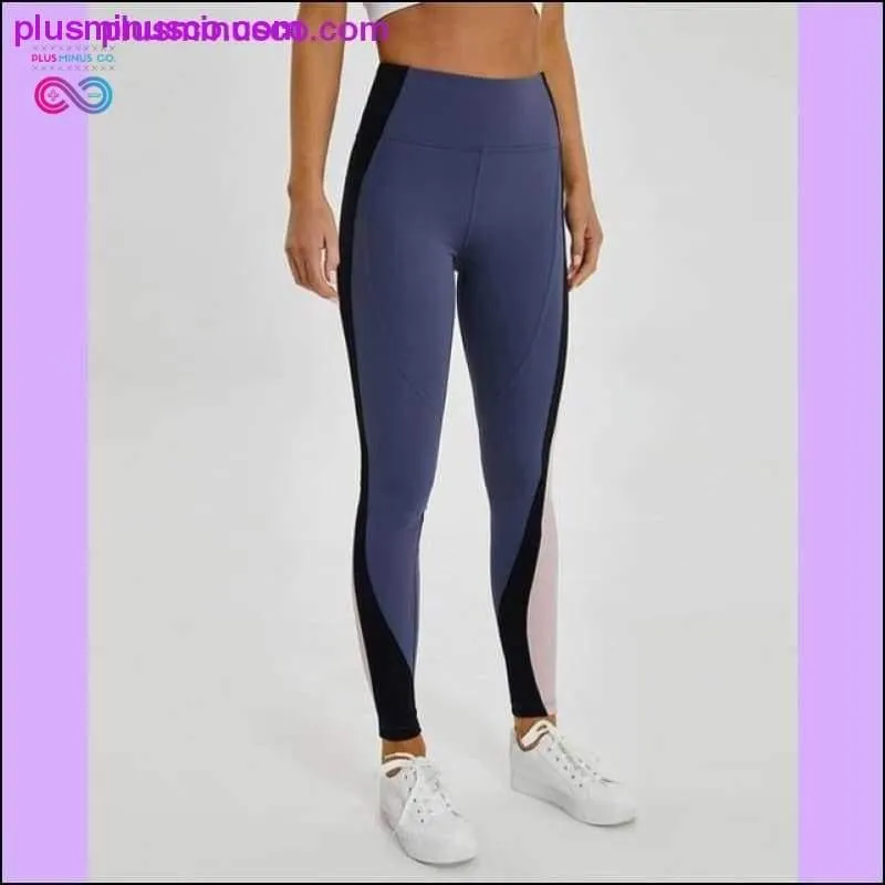 High Waist Push Up Patchwork Yoga Fitness Leggings at