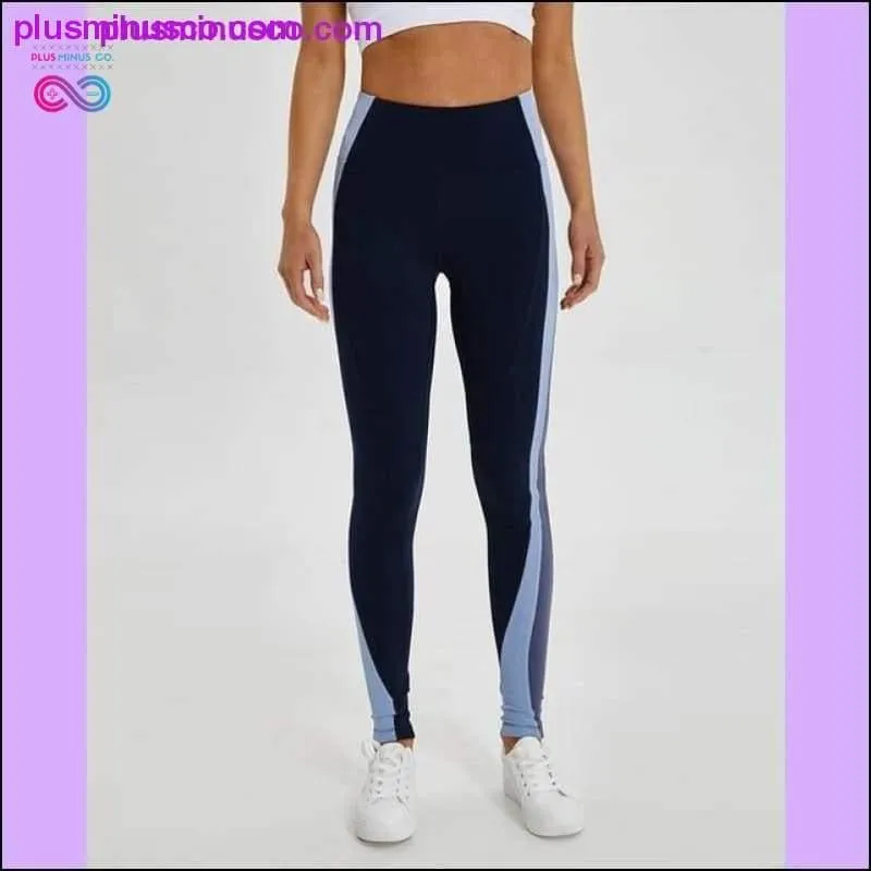 High Waist Push Up Patchwork Yoga Fitness Leggings at