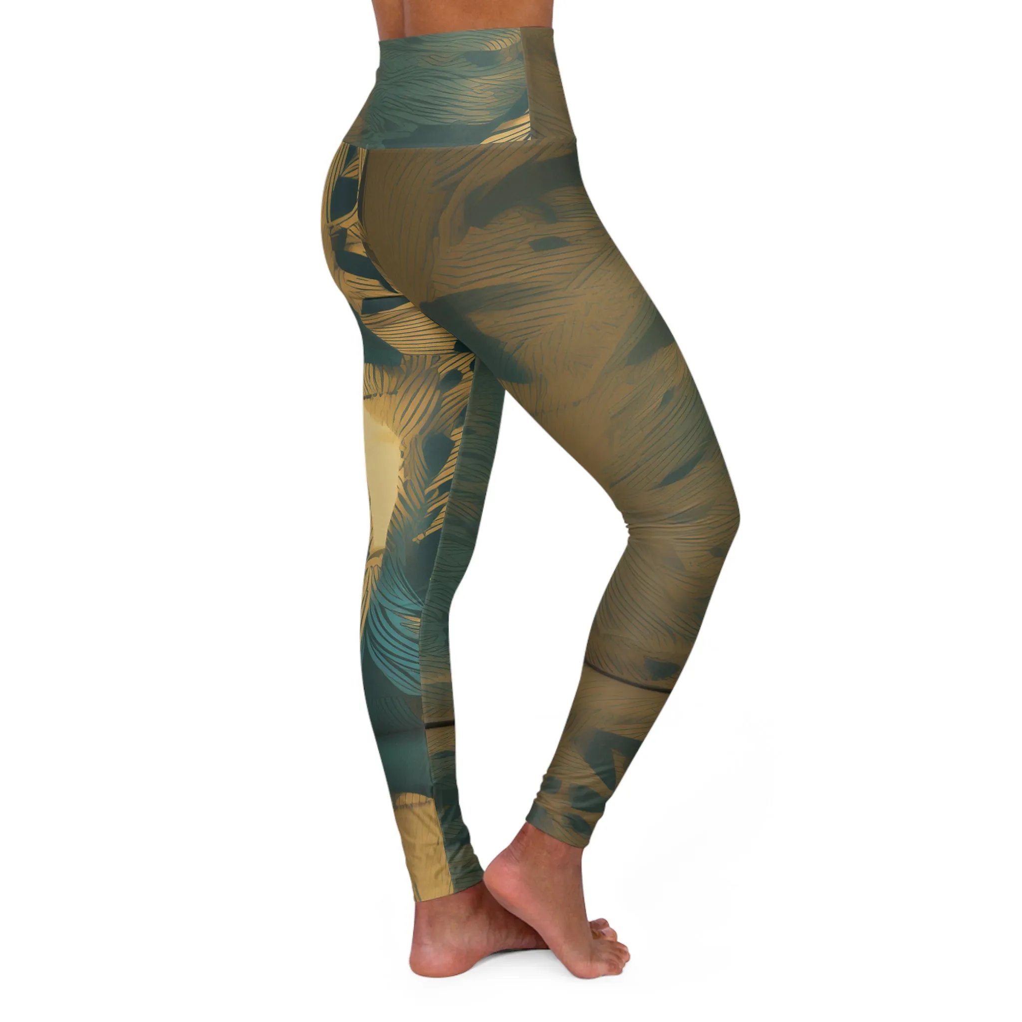 High Waisted Leggings - Amberite