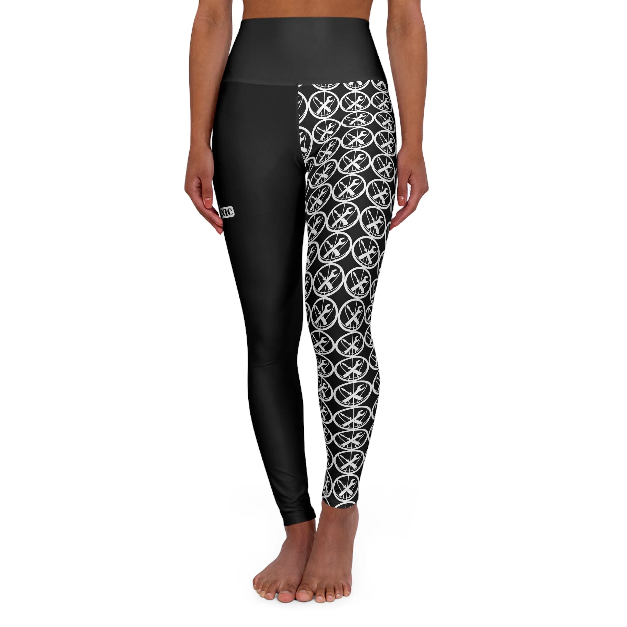 Hoops Mechanic Black High Waisted Yoga Leggings
