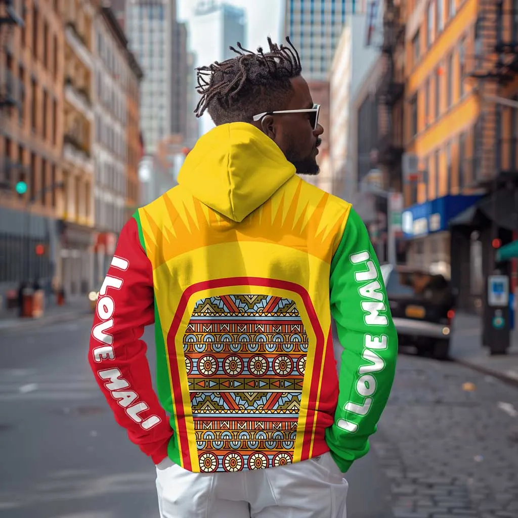 I Love Mali Zip Hoodie Famous Tourist Destinations TS04