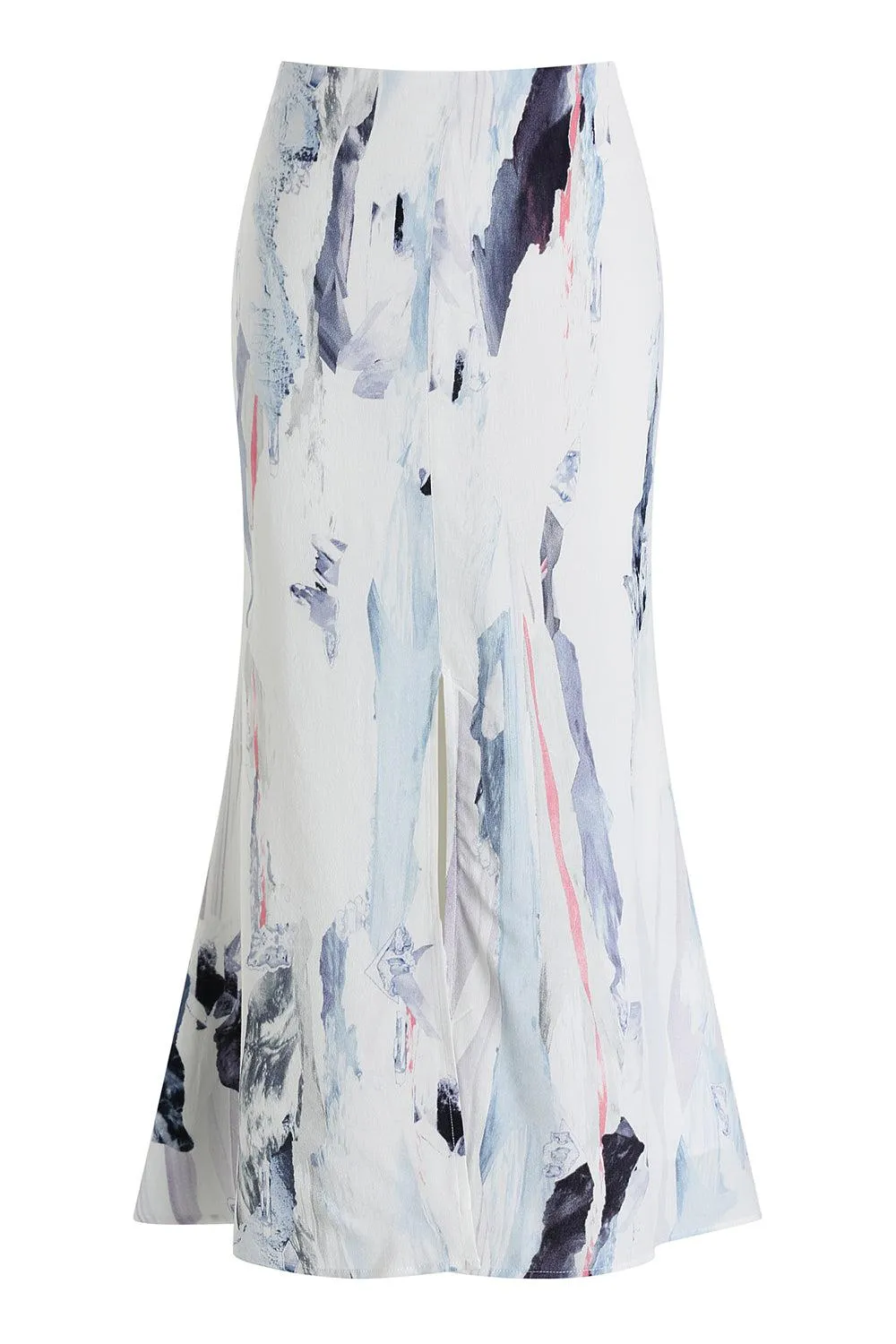 Ink Wash Shirt & Skirt Set