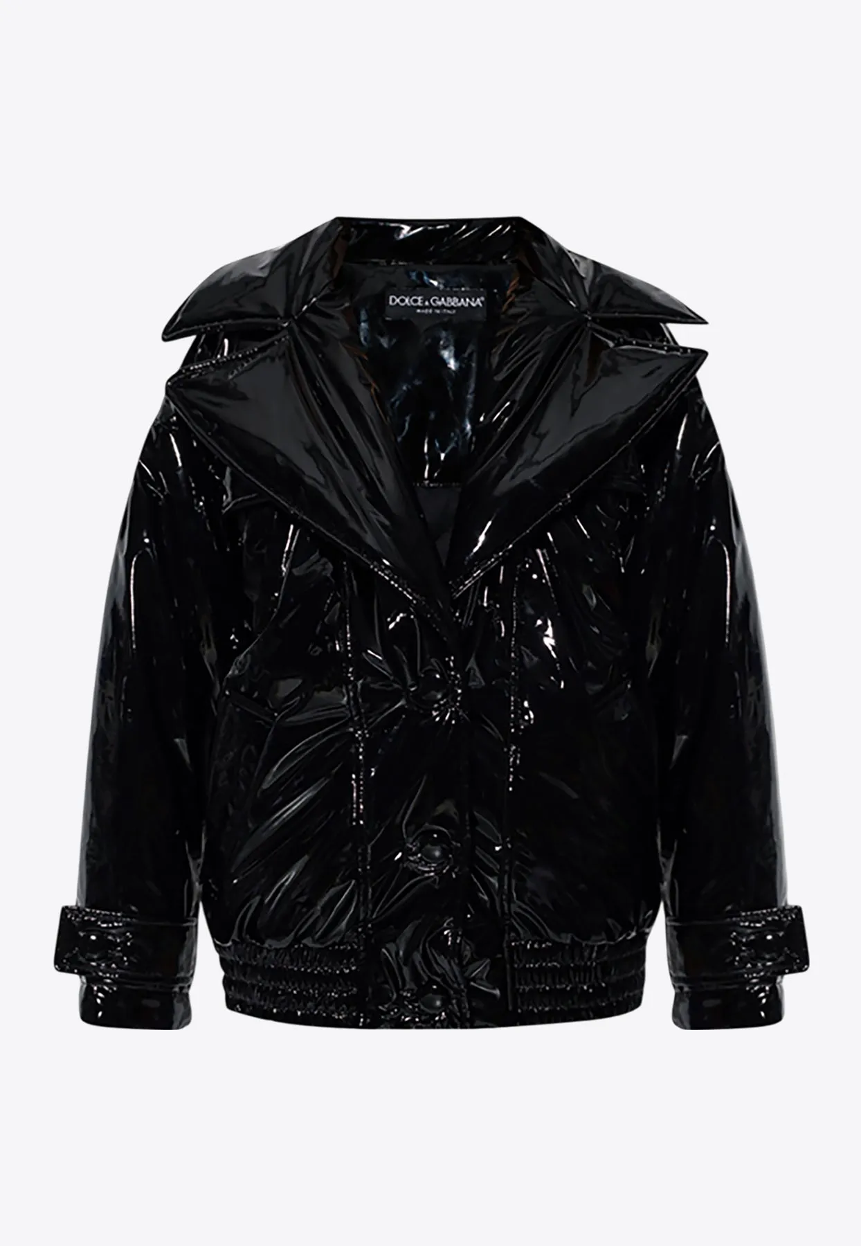 Insulated Glossy Oversized Jacket