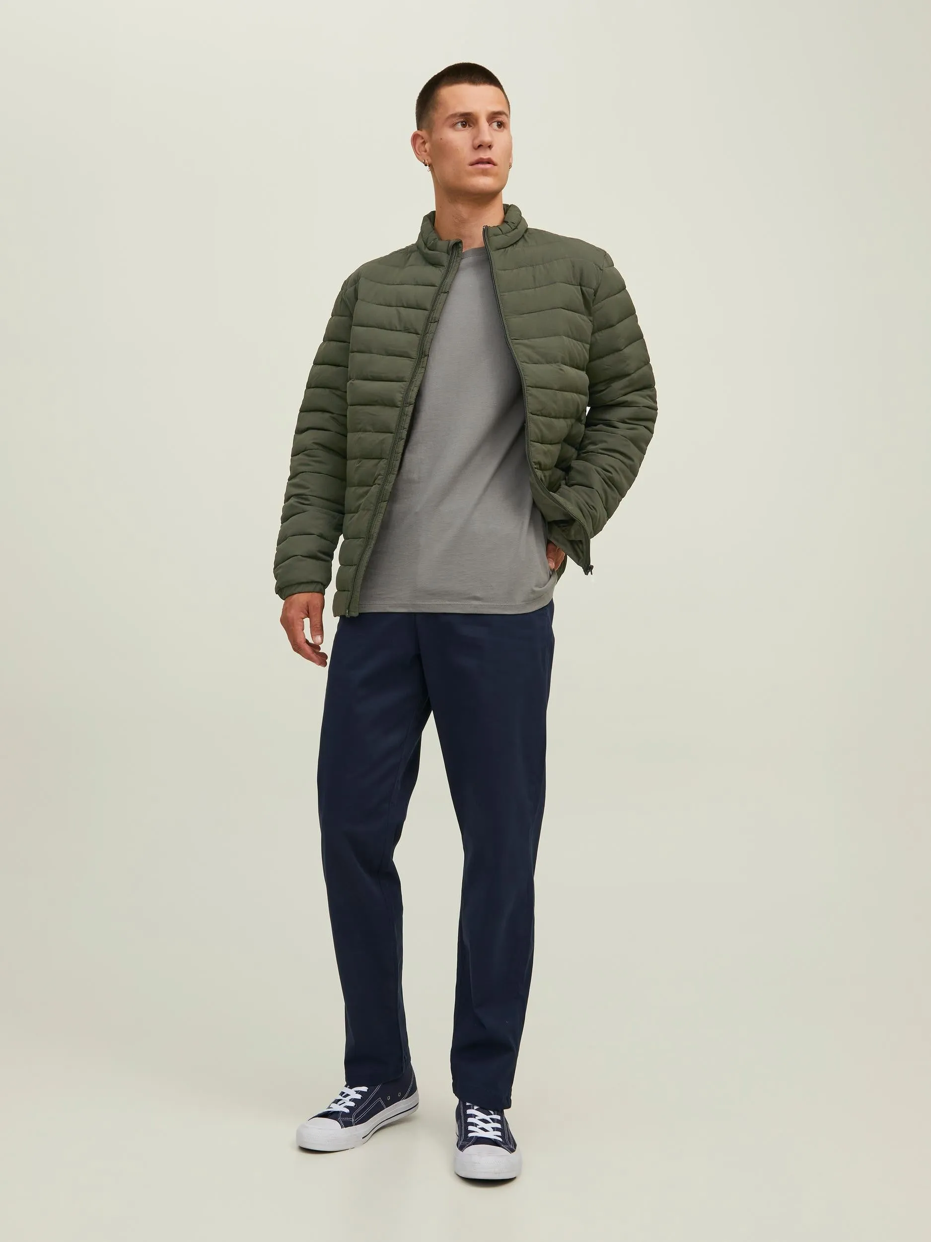 Jack & Jones Recycle Puffer Jacket-ROSIN