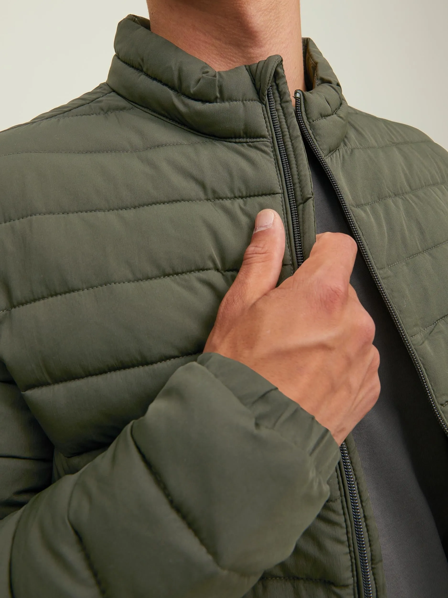 Jack & Jones Recycle Puffer Jacket-ROSIN