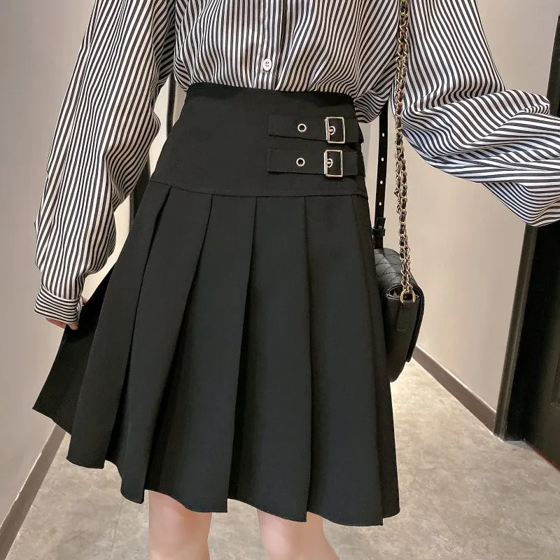 Japanese Summer Kawaii Lace Pleated Skirt