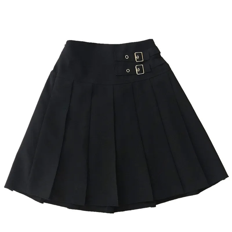 Japanese Summer Kawaii Lace Pleated Skirt