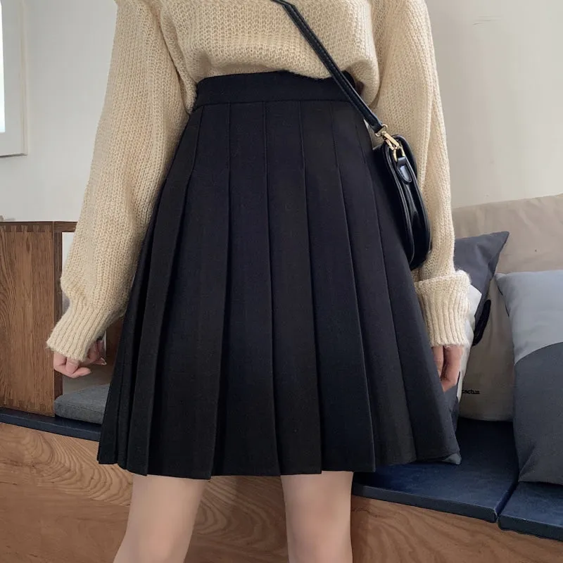 Japanese Summer Kawaii Lace Pleated Skirt