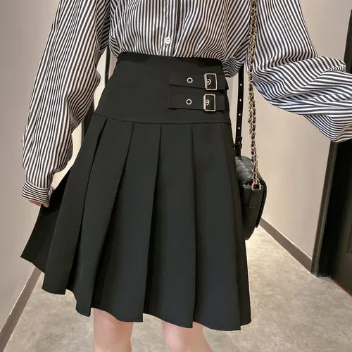 Japanese Summer Kawaii Lace Pleated Skirt