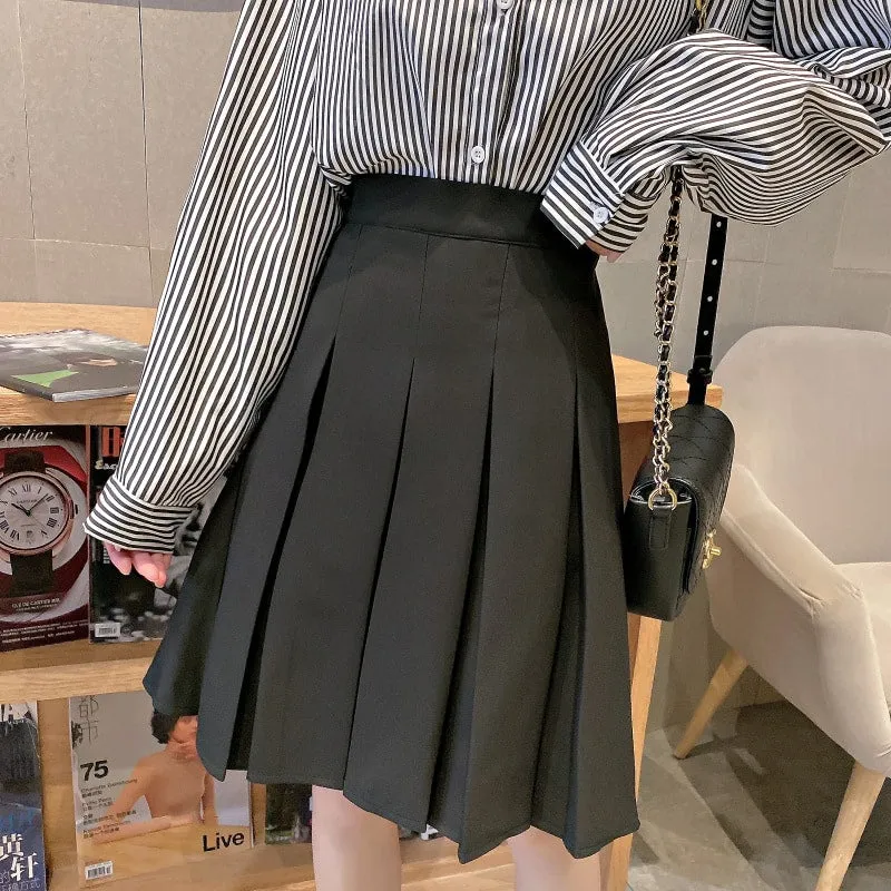 Japanese Summer Kawaii Lace Pleated Skirt
