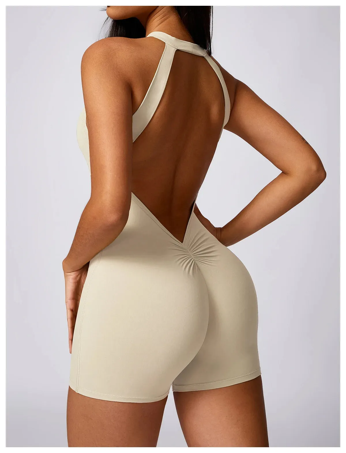 Jerri -  High Neck Jumpsuit