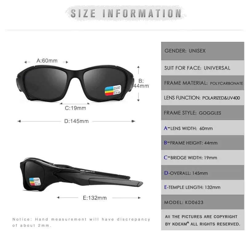 KDEAM  Strong Arm Men's Sunglasses Polarized