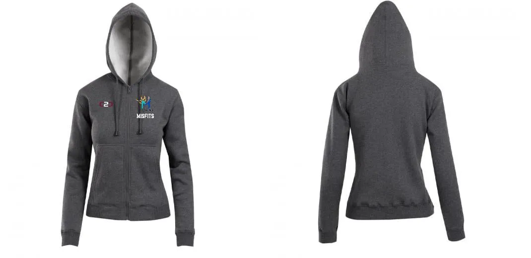 Ladies/Juniors Zipper Hoodies with Pocket