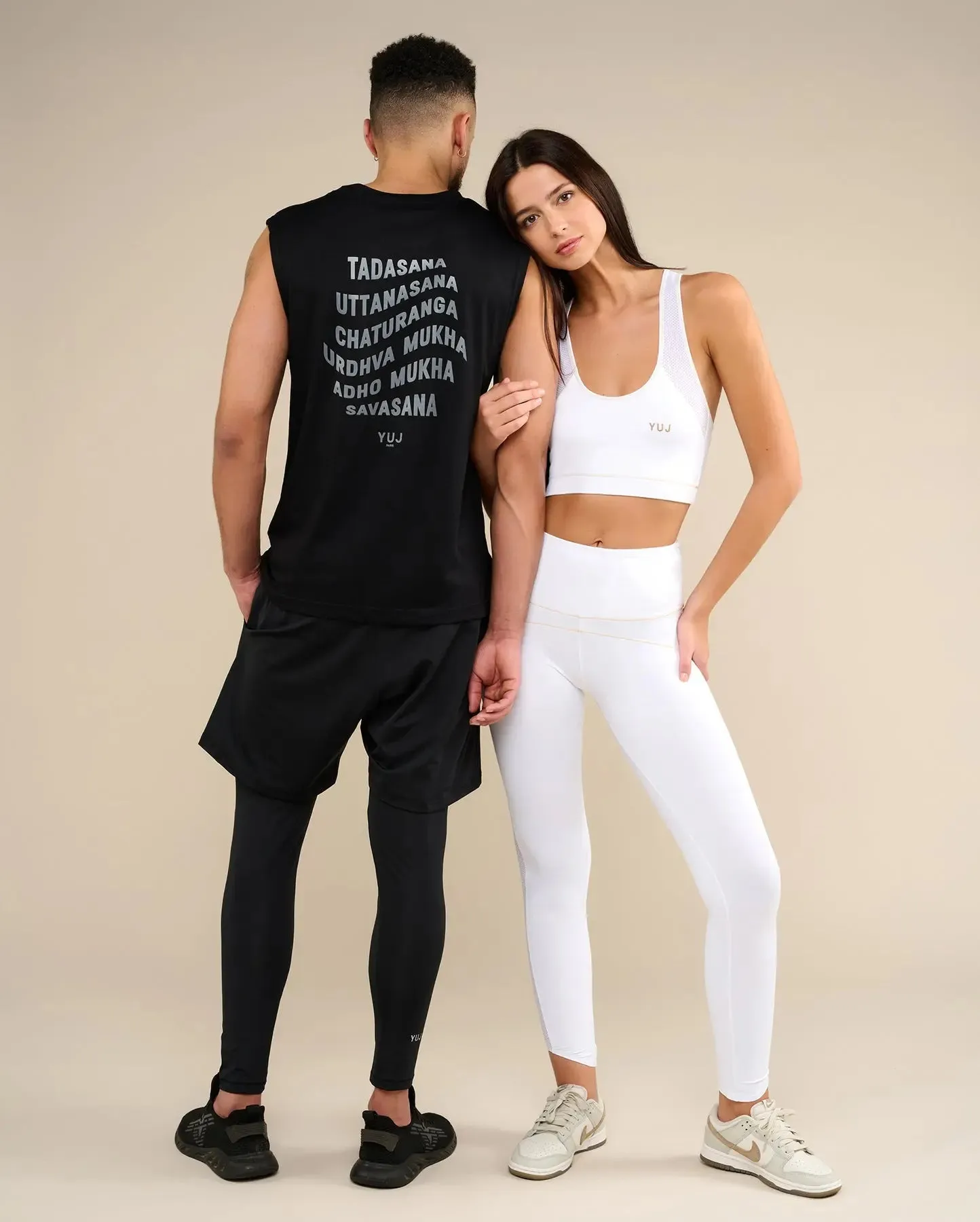 Legging de yoga avec short intégré pour homme