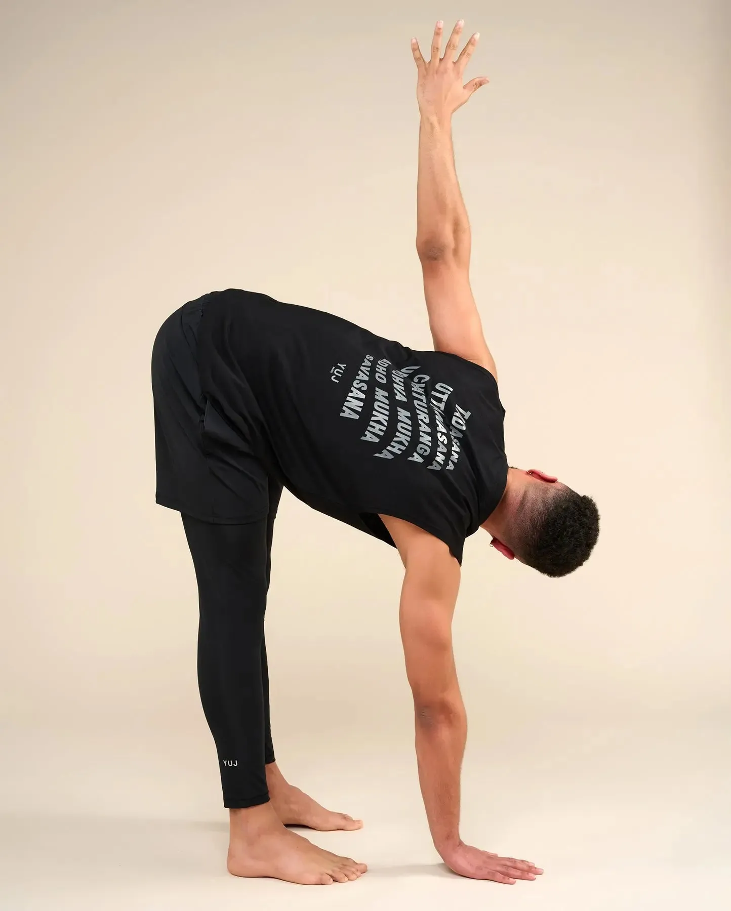 Legging de yoga avec short intégré pour homme