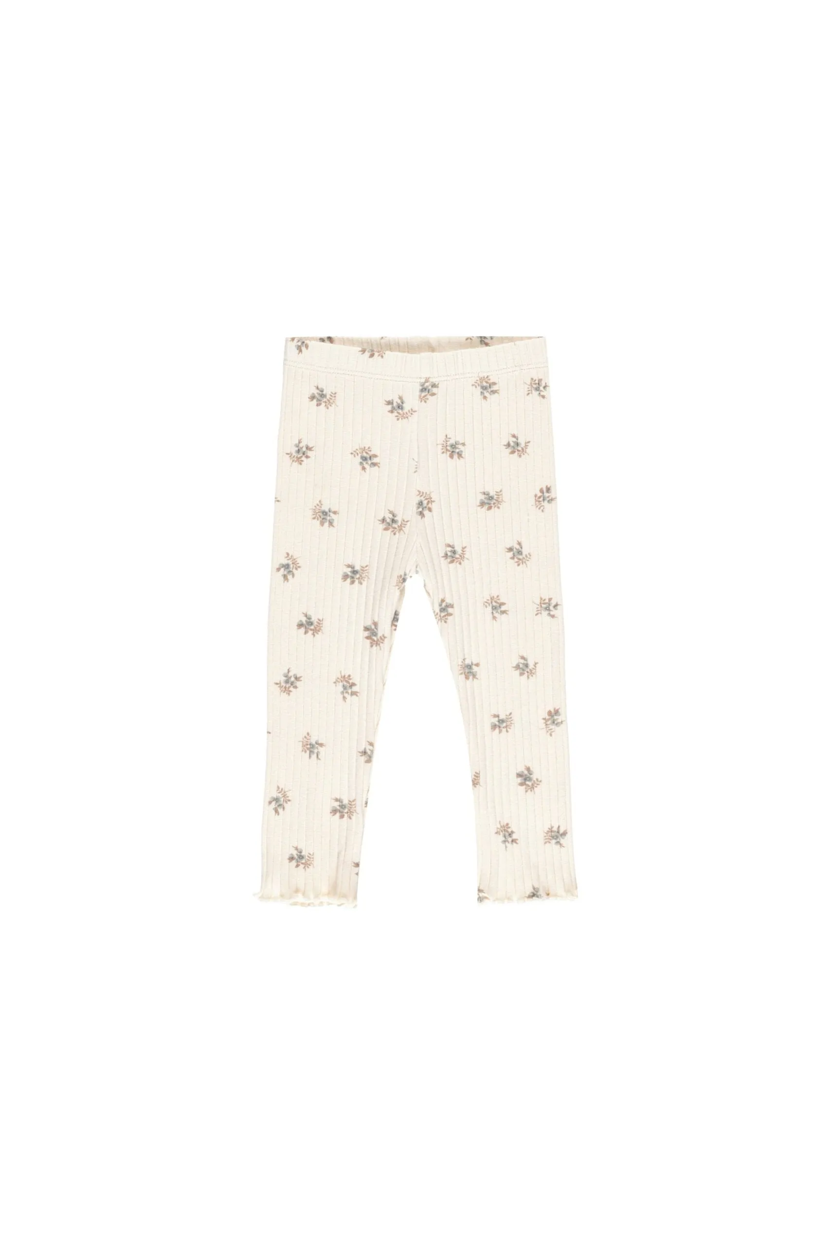 Leggings | Blue Ditsy Natural