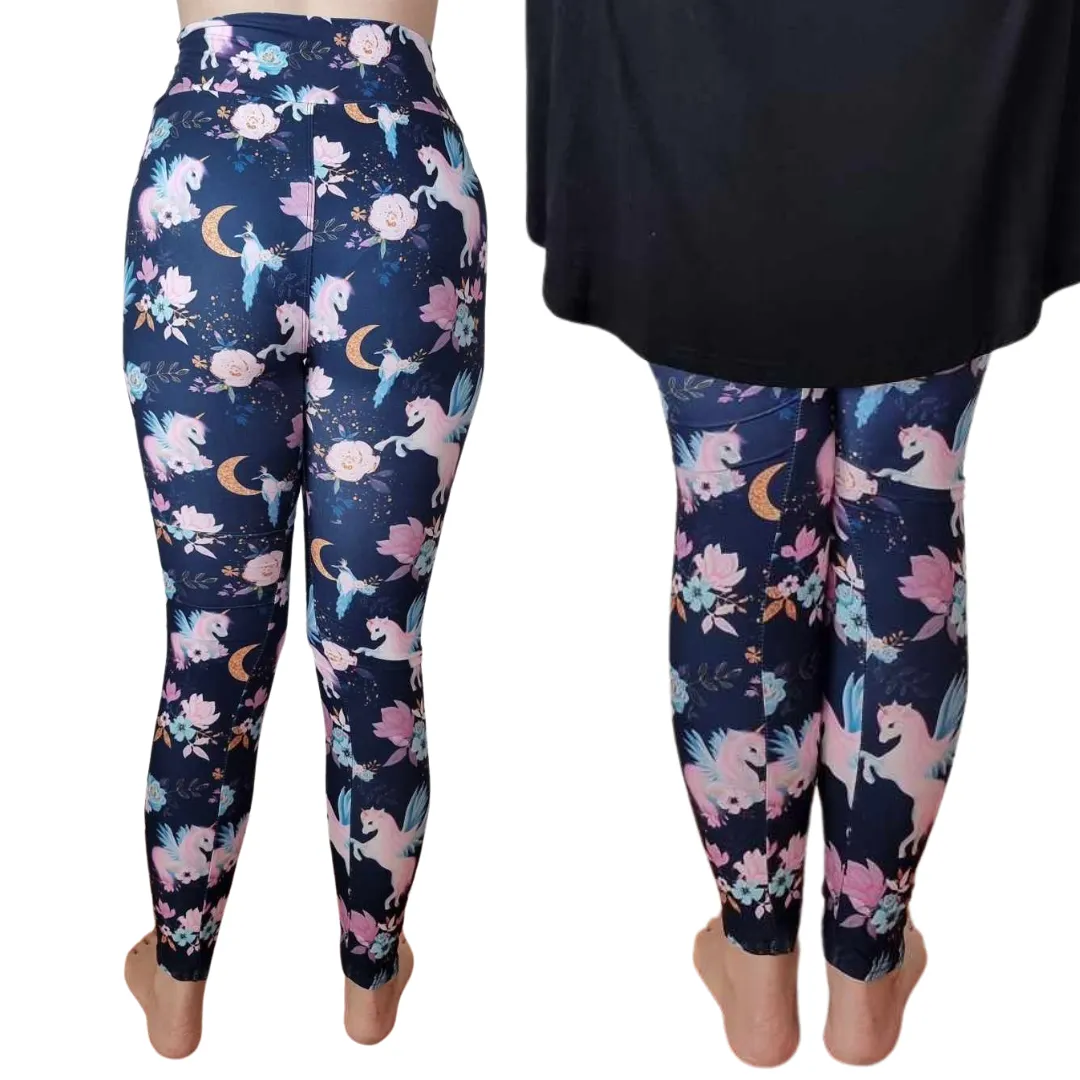 Leggings Full Length Unicorn Fantasy
