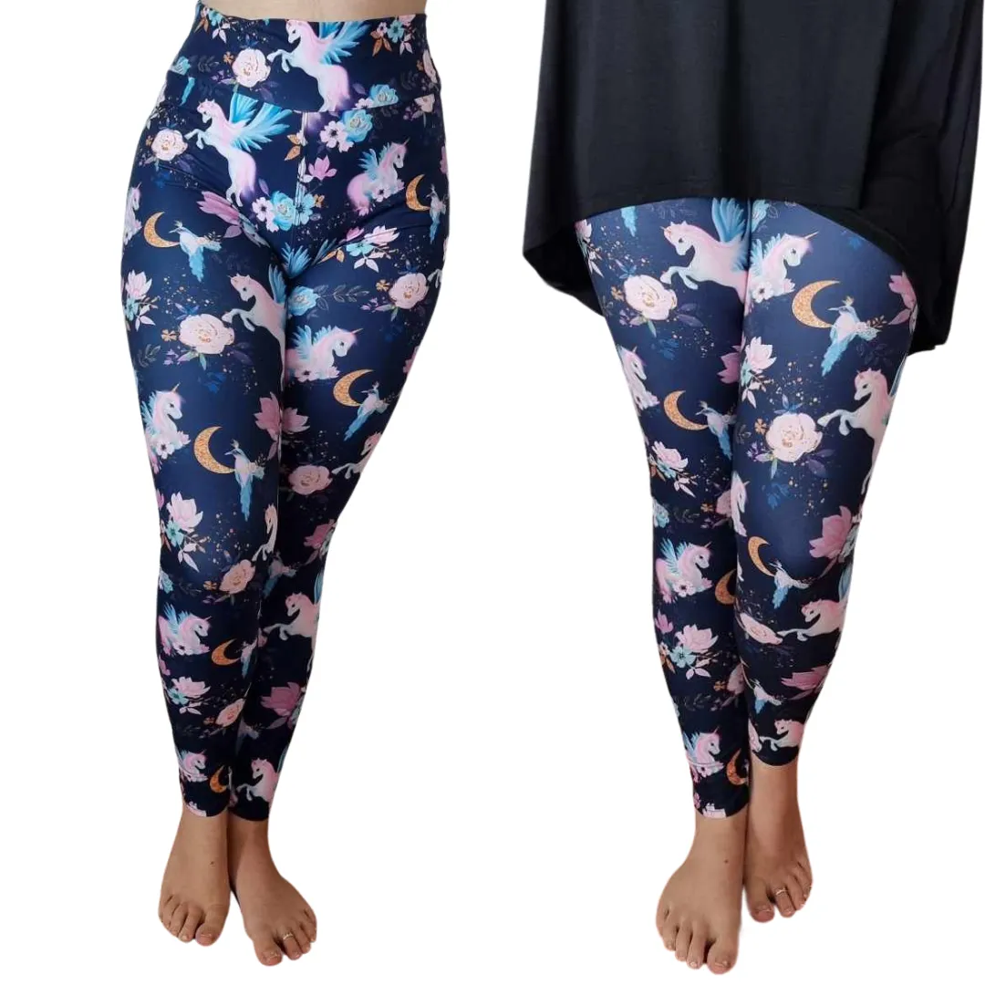 Leggings Full Length Unicorn Fantasy