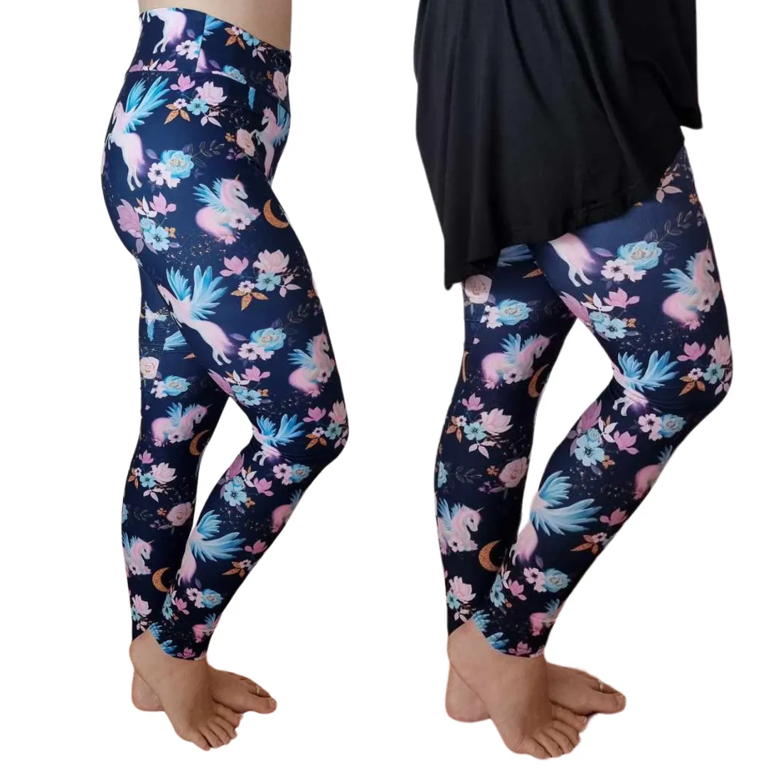 Leggings Full Length Unicorn Fantasy