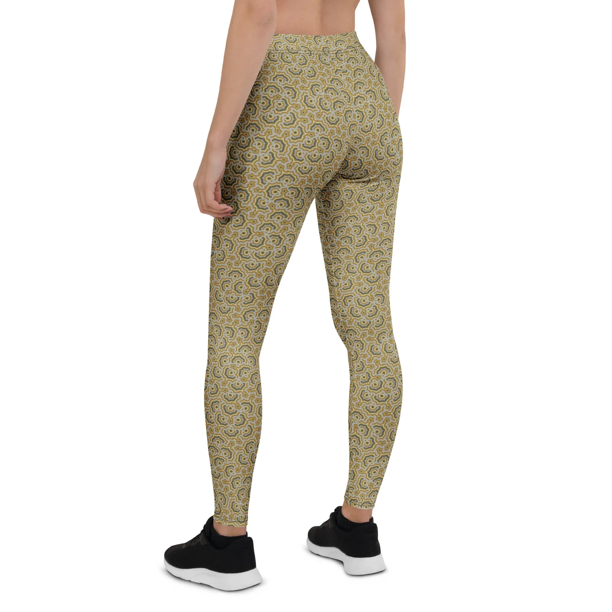 Leggings Geometric Pattern – Bouquet Grey Earth