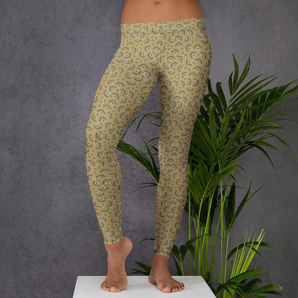 Leggings Geometric Pattern – Bouquet Grey Earth