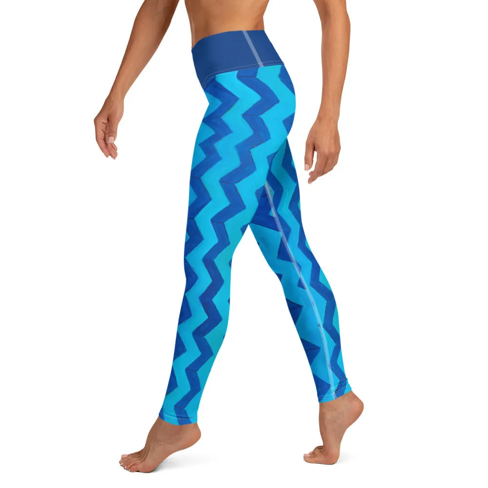 Leggings in Blue with Bunny