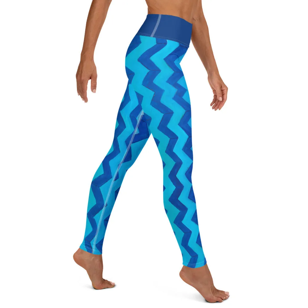 Leggings in Blue with Bunny