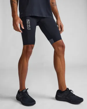 Light Speed React Shorts Herren - black/white reflective