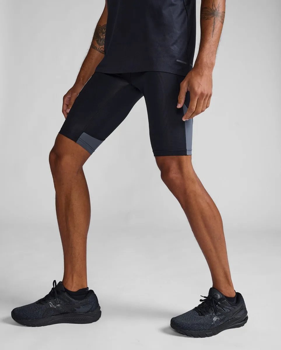 Light Speed React Shorts Herren - black/white reflective