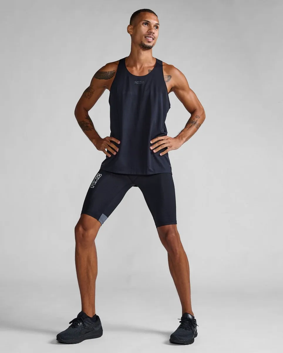 Light Speed React Shorts Herren - black/white reflective