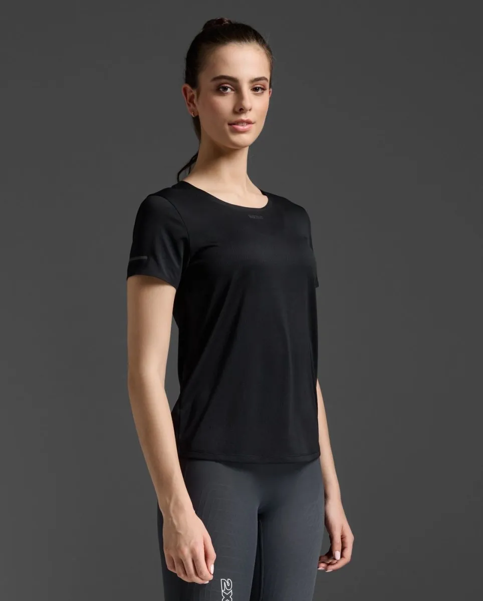 Light Speed Tech Tee Funktionsshirt Damen - black/black reflective