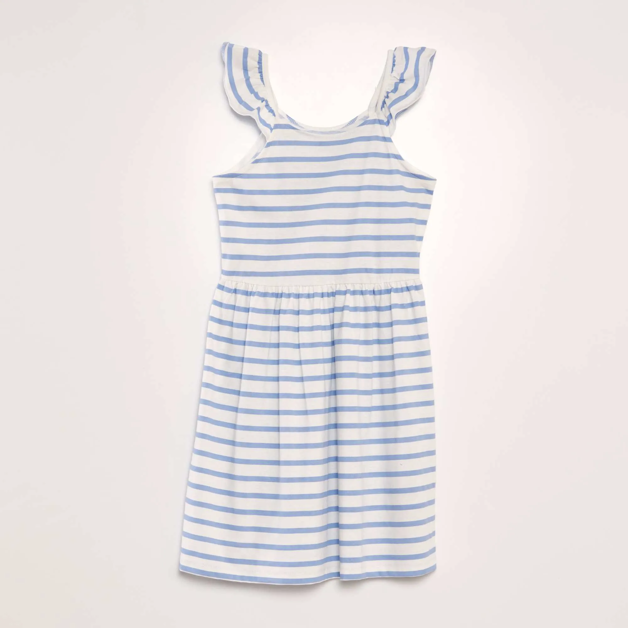 Lightweight printed dress BLUE