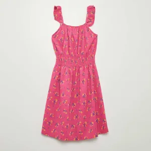 Lightweight printed dress PINK