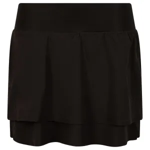 Lightweight Woven Skort Black
