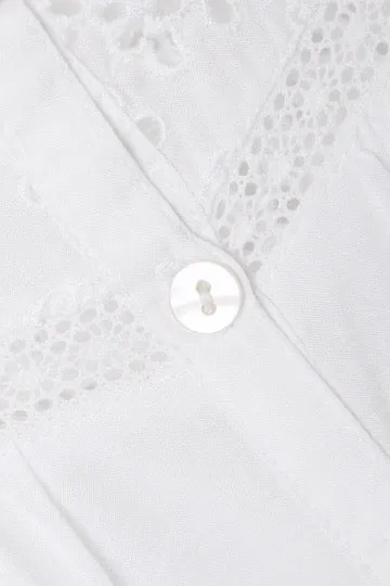 LOVE SHACK FANCY Badyn broderie anglaise blouse
