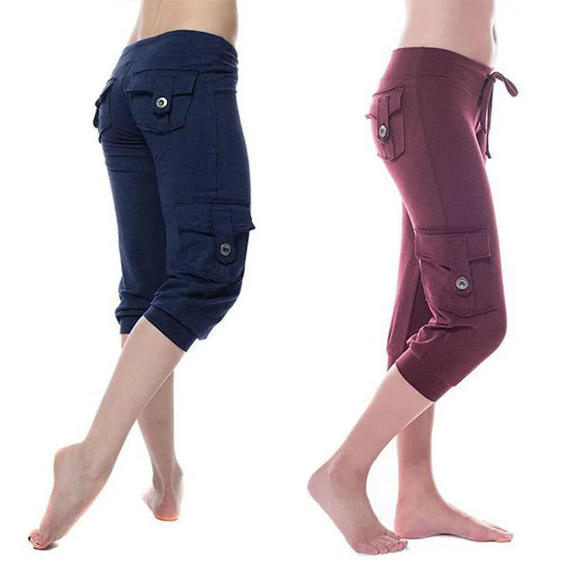 Lässige Yogahose für Frauen mit Taschen