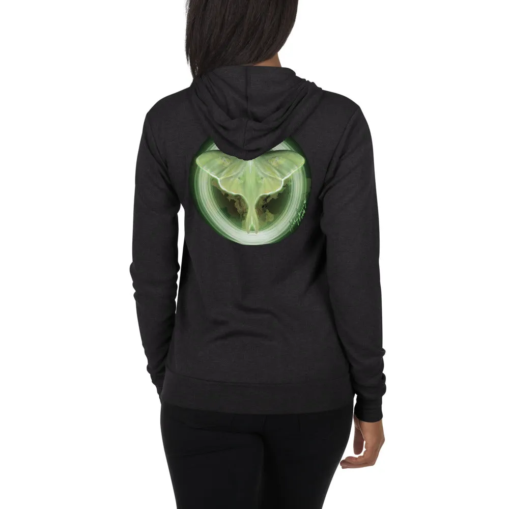 Luna Unisex zip hoodie