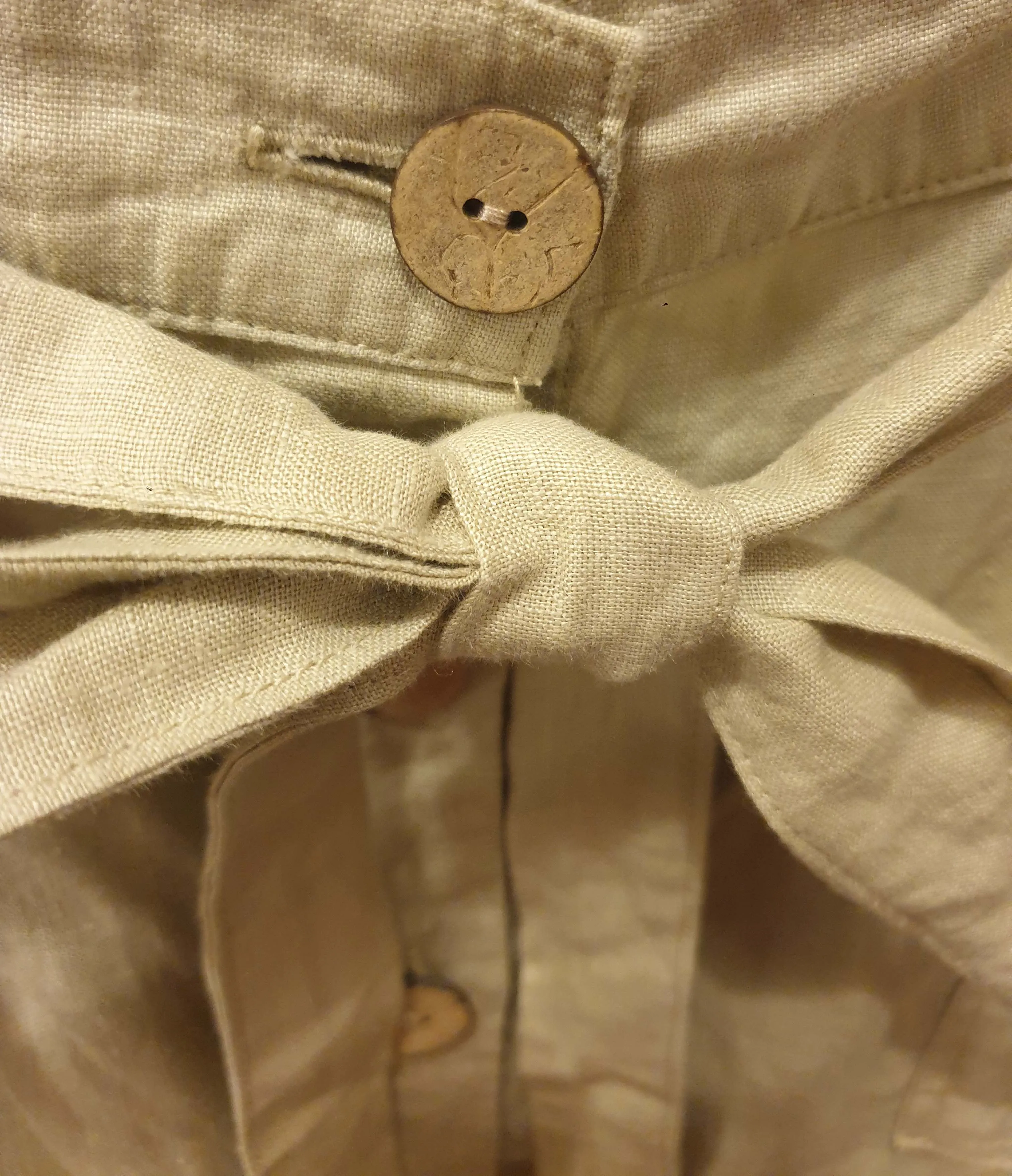 Lunar Label 100% linen skirt size S