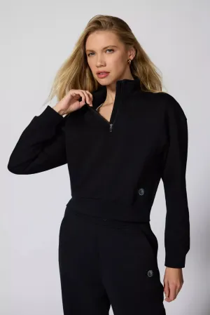 Luxefleece 1/4 Zip  - Black