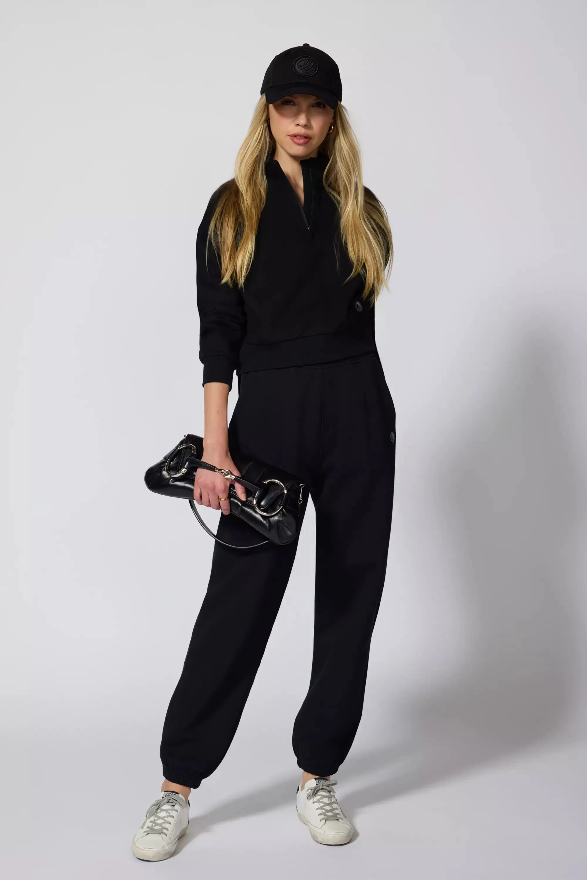 Luxefleece 1/4 Zip  - Black