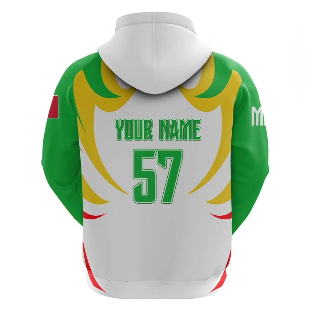 Mali Les Aigles Football Zip Hoodie Eagles Sporty Style TS04