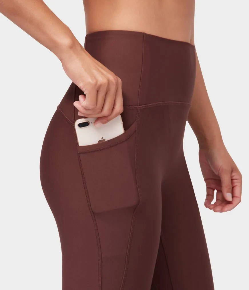 Manduka Apparel - Women's Presence Legging - Deeply Rooted Brown