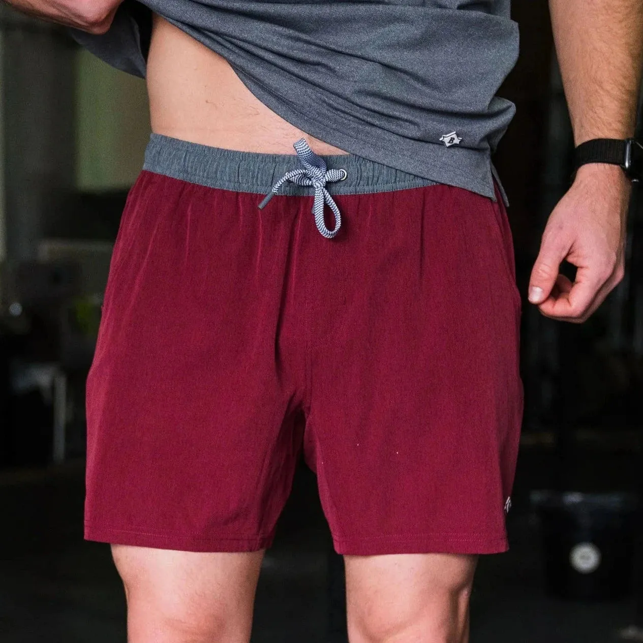 Maroon Athletic Shorts