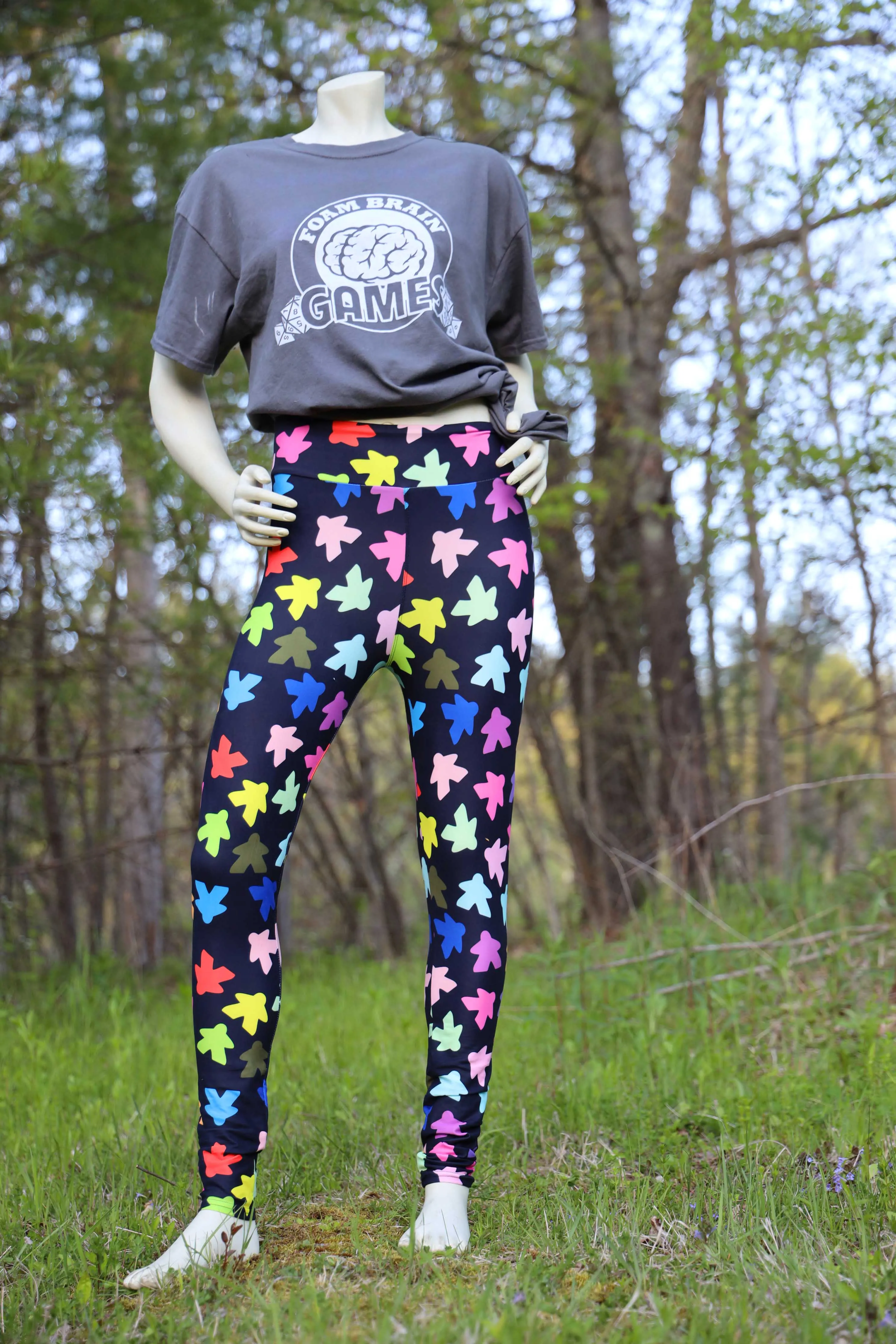 Meeples  Leggings - SIZE: OS
