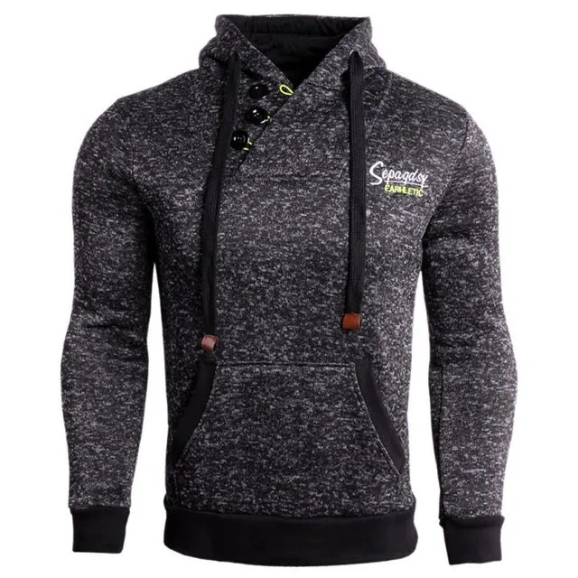 Men Running Hooded Jacket Compression Tights Trainning Exercise Sweatshirt Fitness Exercise Outdoor Sports Jogger Hoodies