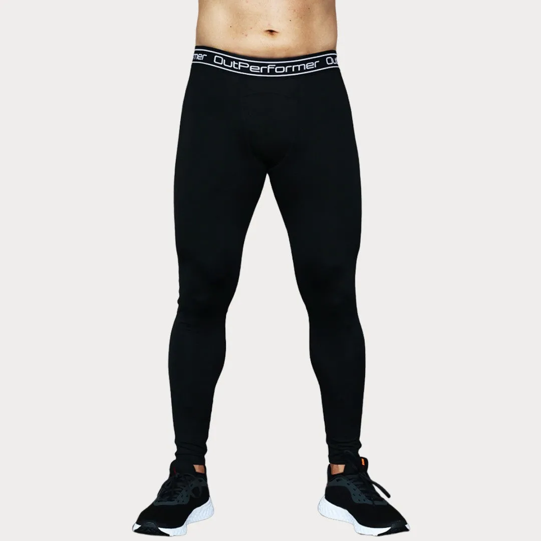 Men's Compression  Wordmark Leggings