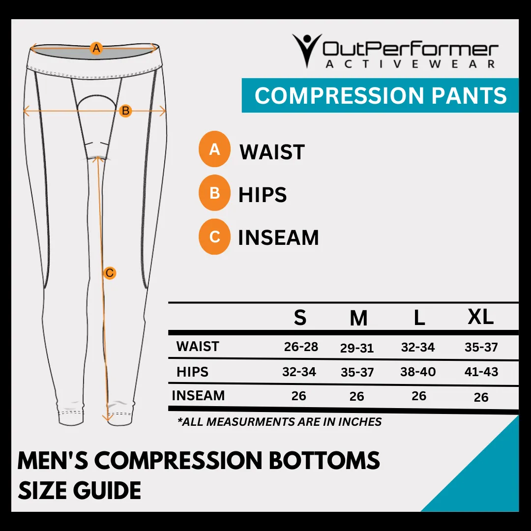 Men's Compression  Wordmark Leggings