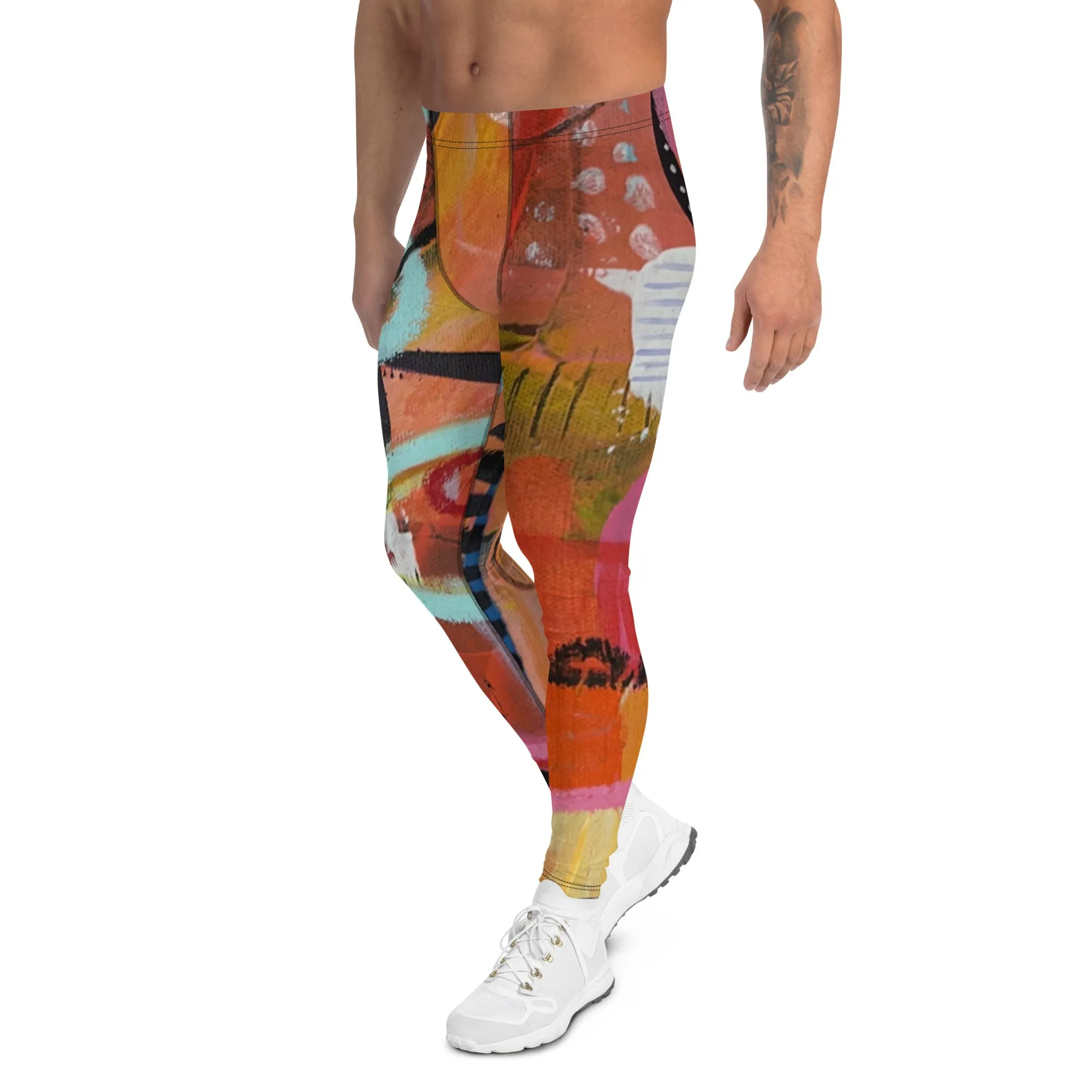 Men's Leggings Circle Circle